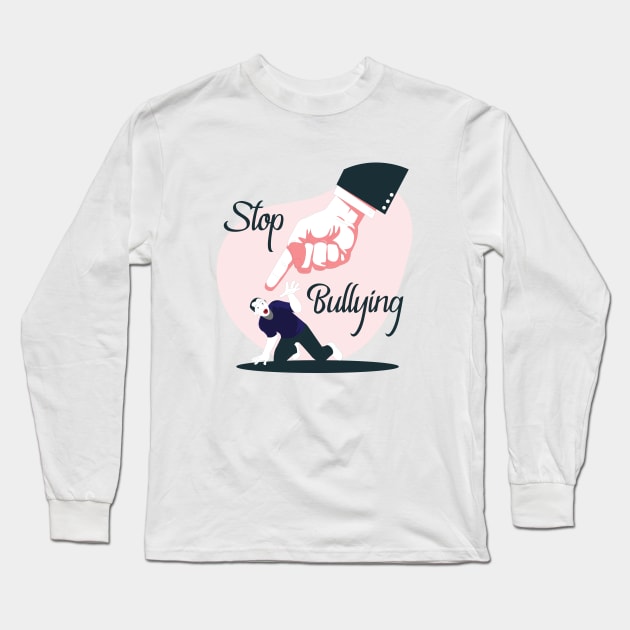 Stop bullying Long Sleeve T-Shirt by PG